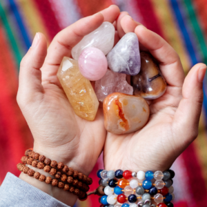 Caption: Healing crystals are known to have healing properties to cleanse your energy.